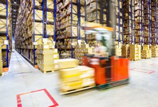 Warehouse storing freight and dangerous goods